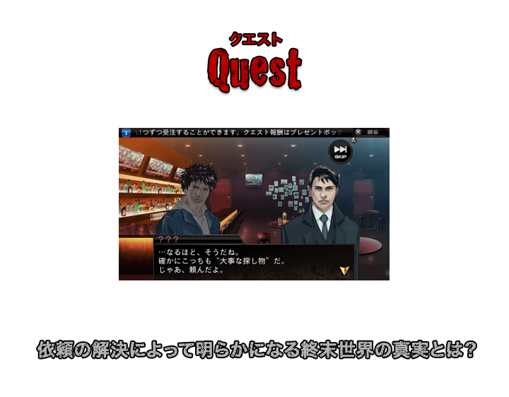 Quest（クエスト） 依頼の解決によって明らかになる終末世界の真実とは？